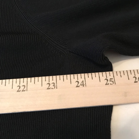 FRENCH LAUNDRY Ribbed Knit Sweater Lightweight Top Black Women’s Plus Size 3X - Picture 10 of 16